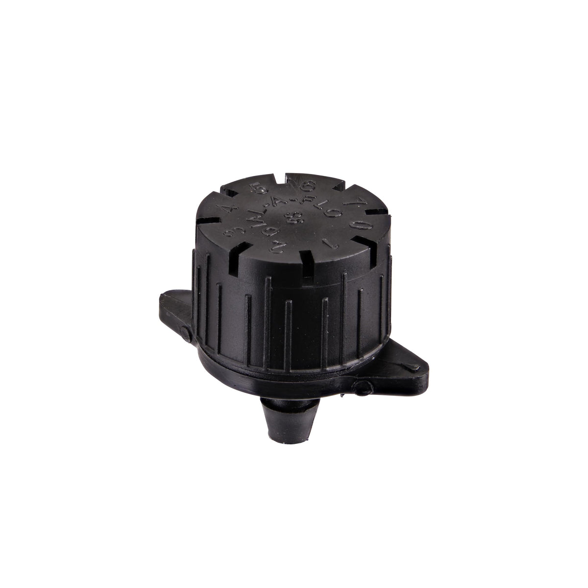 Raindrip 157005B adjustable flow bubbler dial control for tailored irrigation.