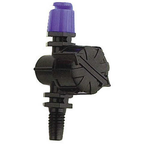 Raindrip A187010B half-circle sprayer arc demonstrating adjustable coverage