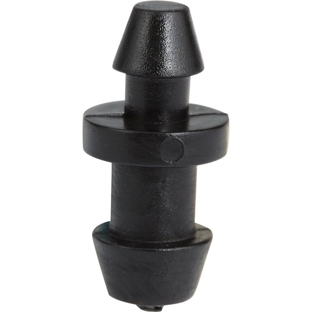 Raindrip Goof Plugs seal unwanted holes in drip tubing for leak-free operation.