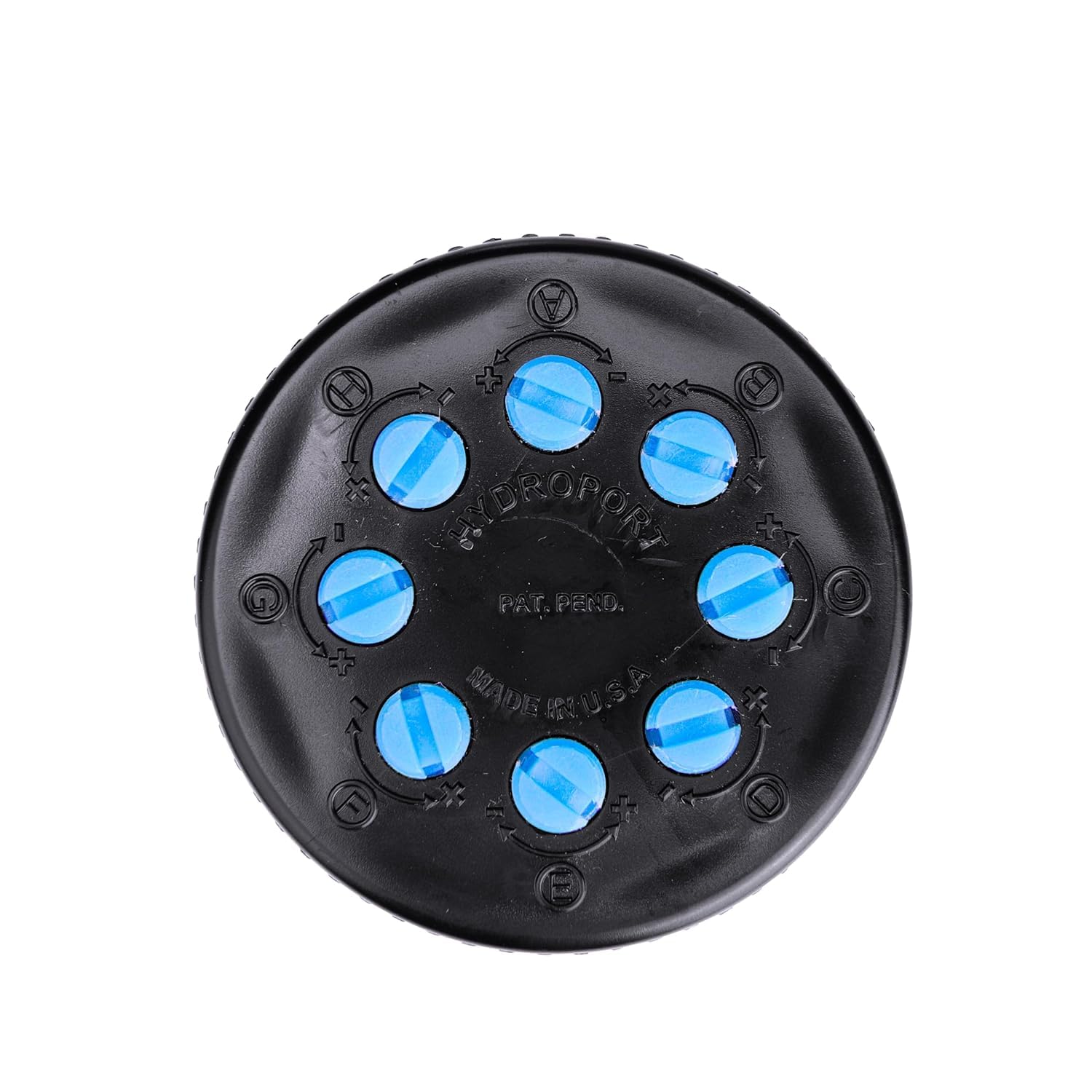 Raindrip Hydro-Port swivel arms facilitate outlet tubing positioning