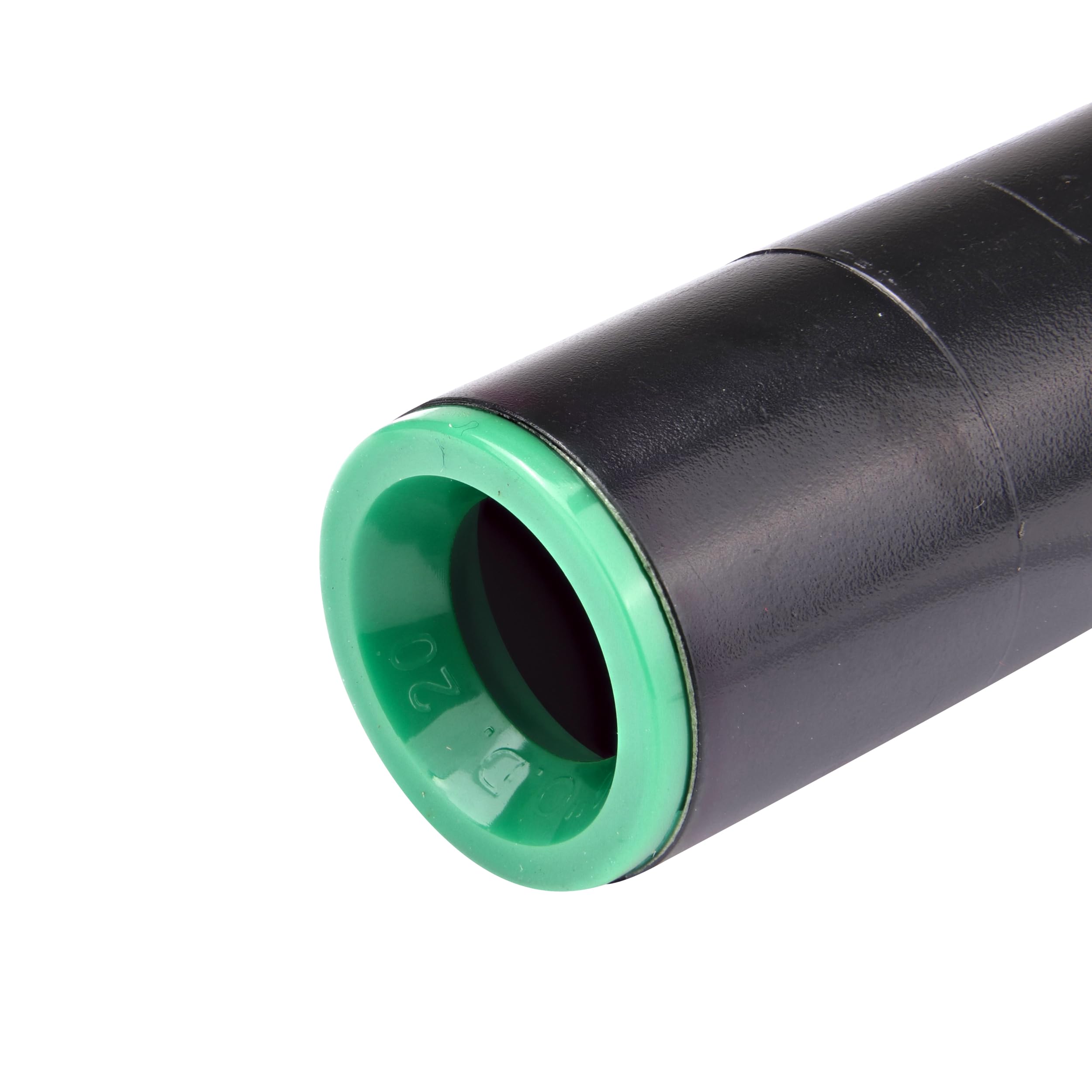 Raindrip internal barb seals tubing for a watertight connection.