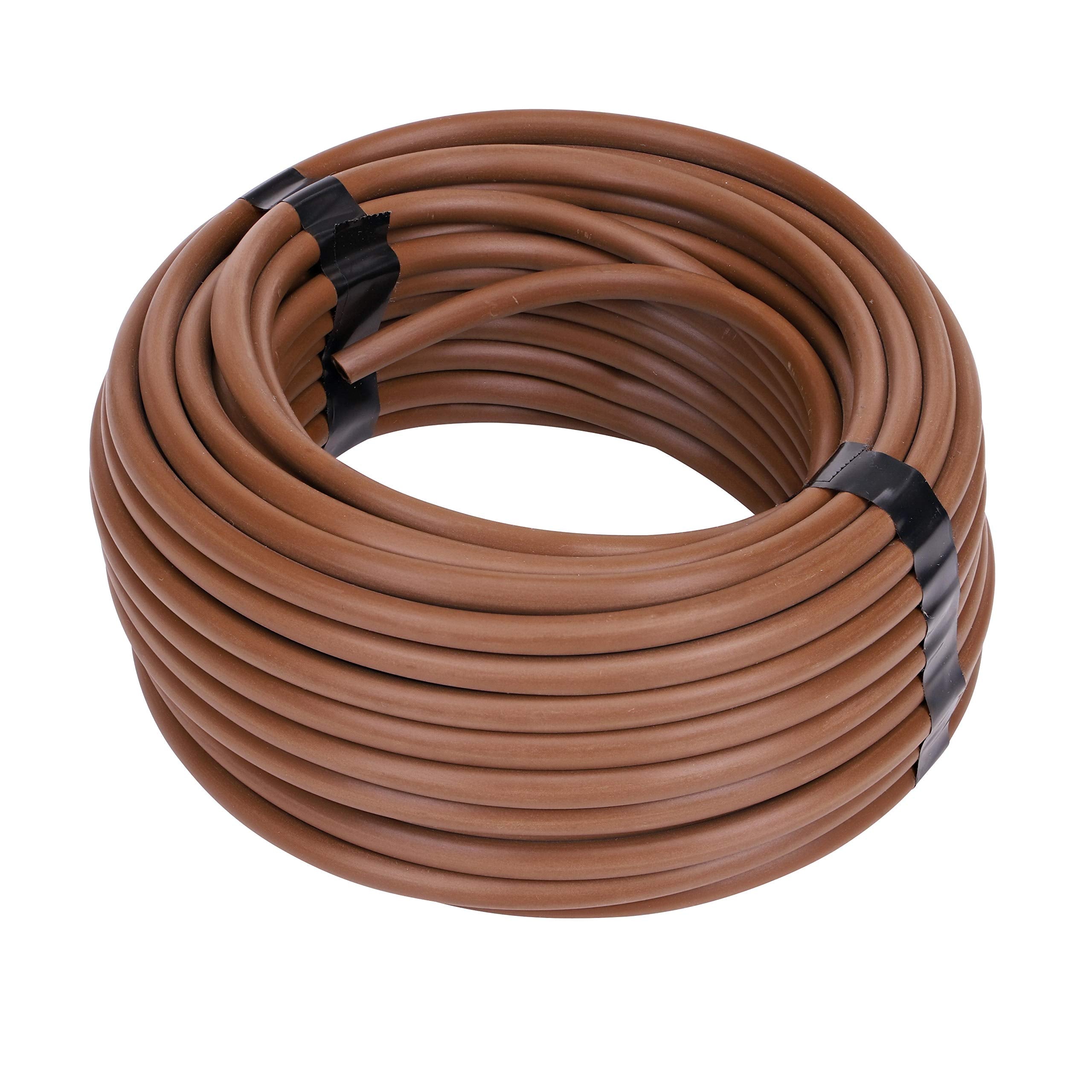 Raindrip R257BRVT tubing coil showing durable vinyl construction for irrigation
