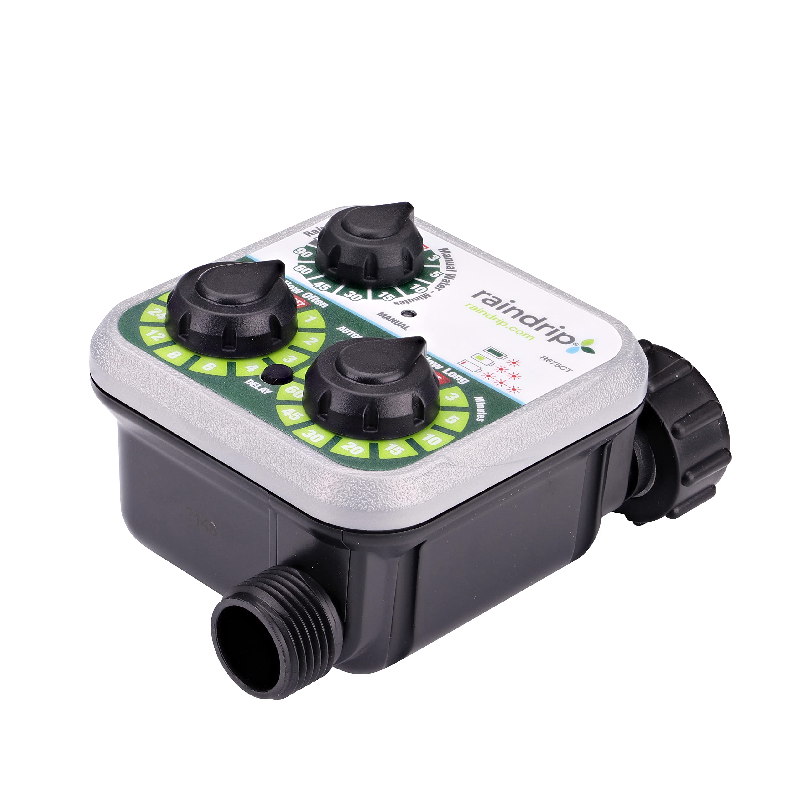 Raindrip R675CT timer with components for expanding a drip system