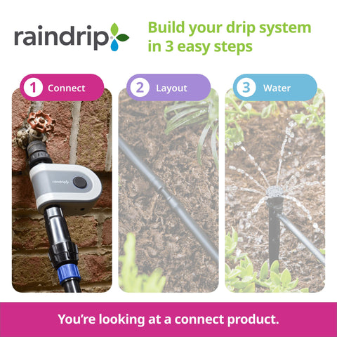 Raindrip R875CT battery compartment supports wireless operation