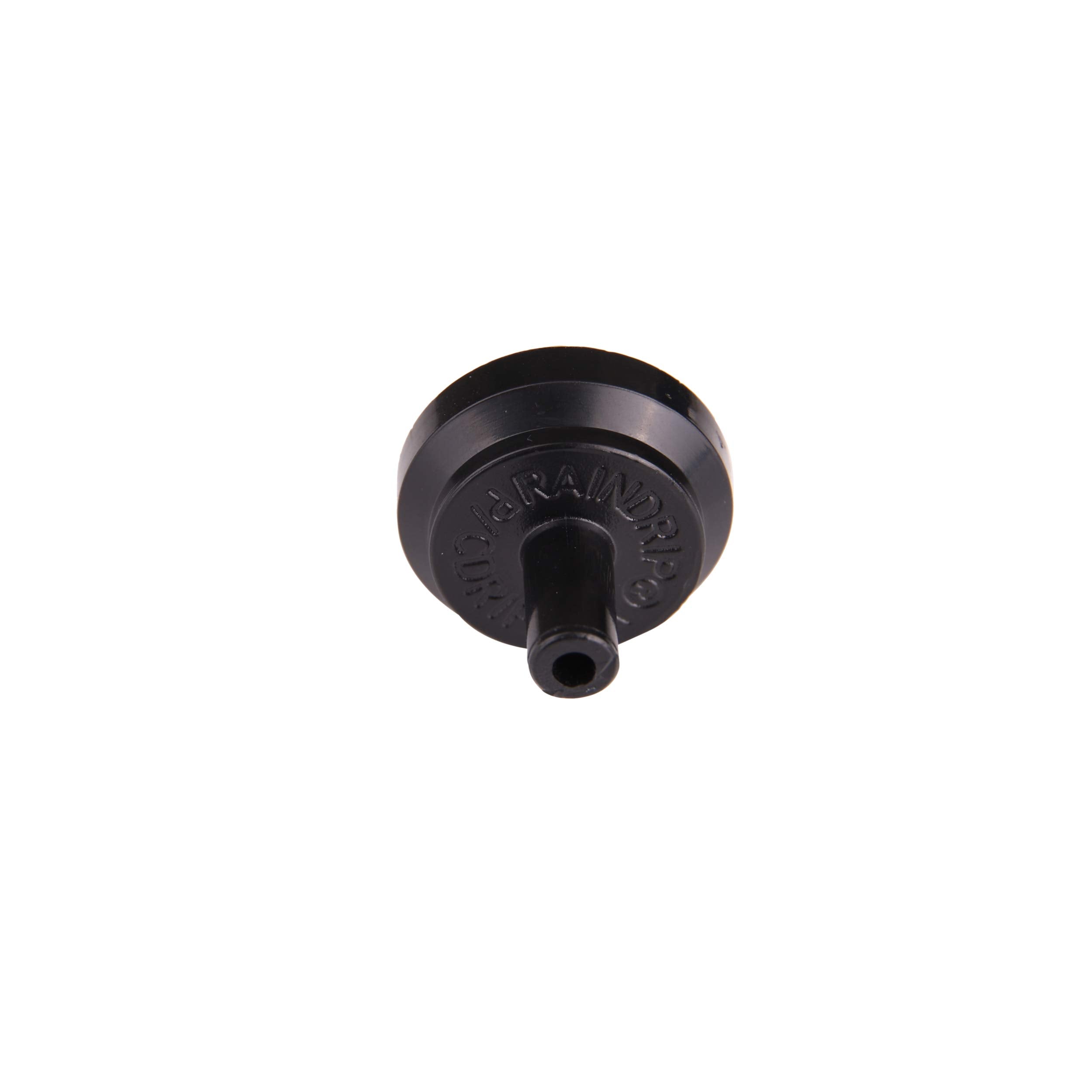 Raindrip self-cleaning emitter features turbulent flow to help reduce clogs.