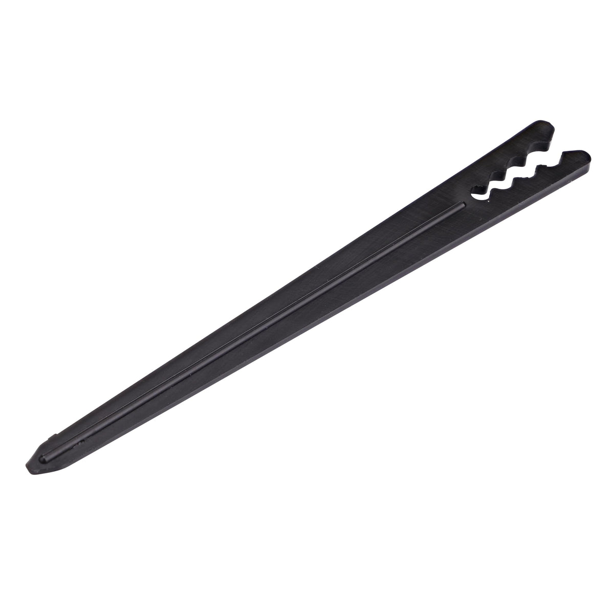 Raindrip tubing stake 6in secures tubing near plant roots for stable emitter placement.