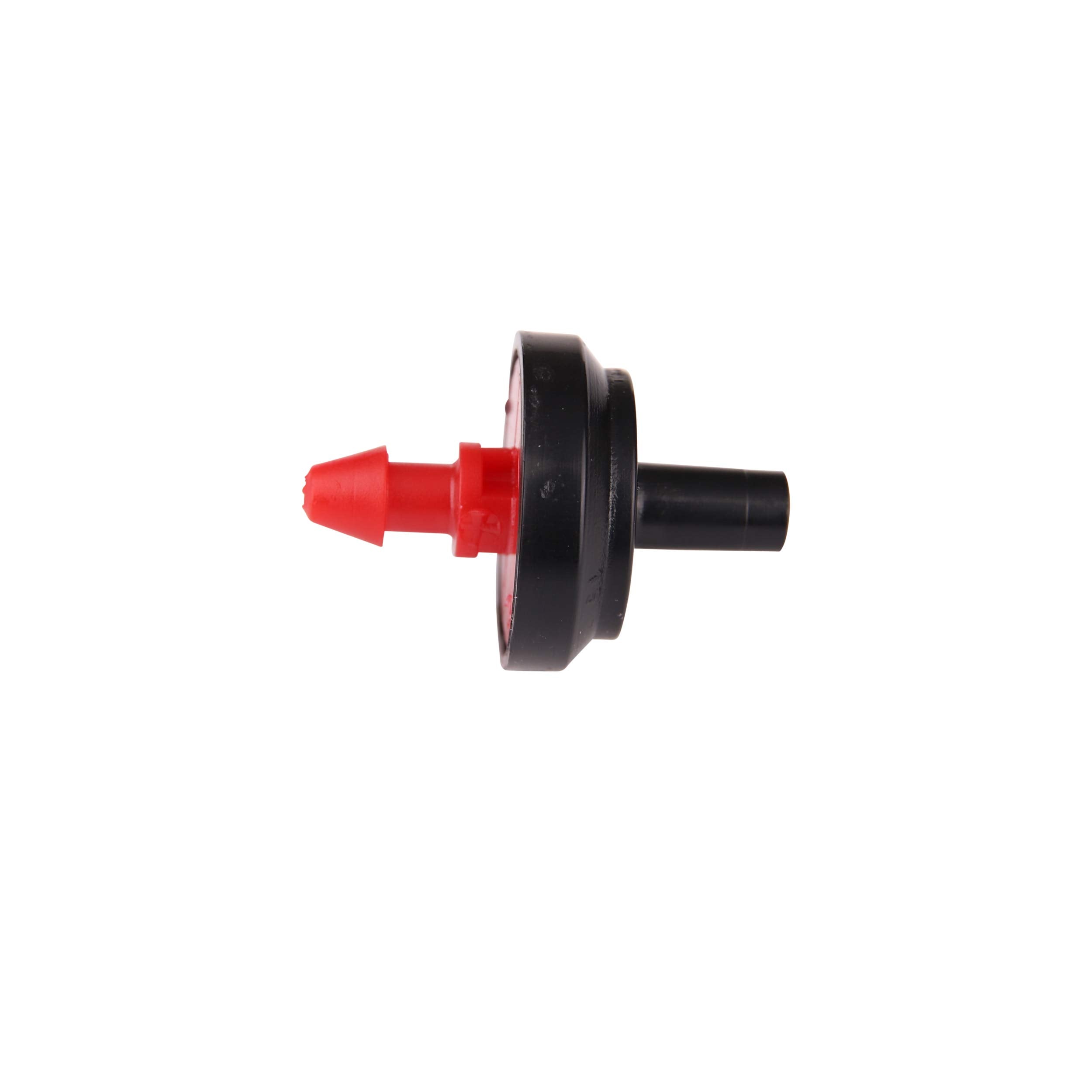 UV-stabilized polyethylene and silicone emitter material for outdoor use.