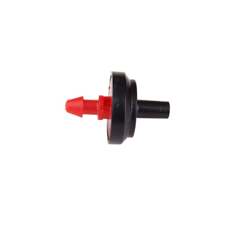 UV-stabilized polyethylene and silicone emitter material for outdoor use.