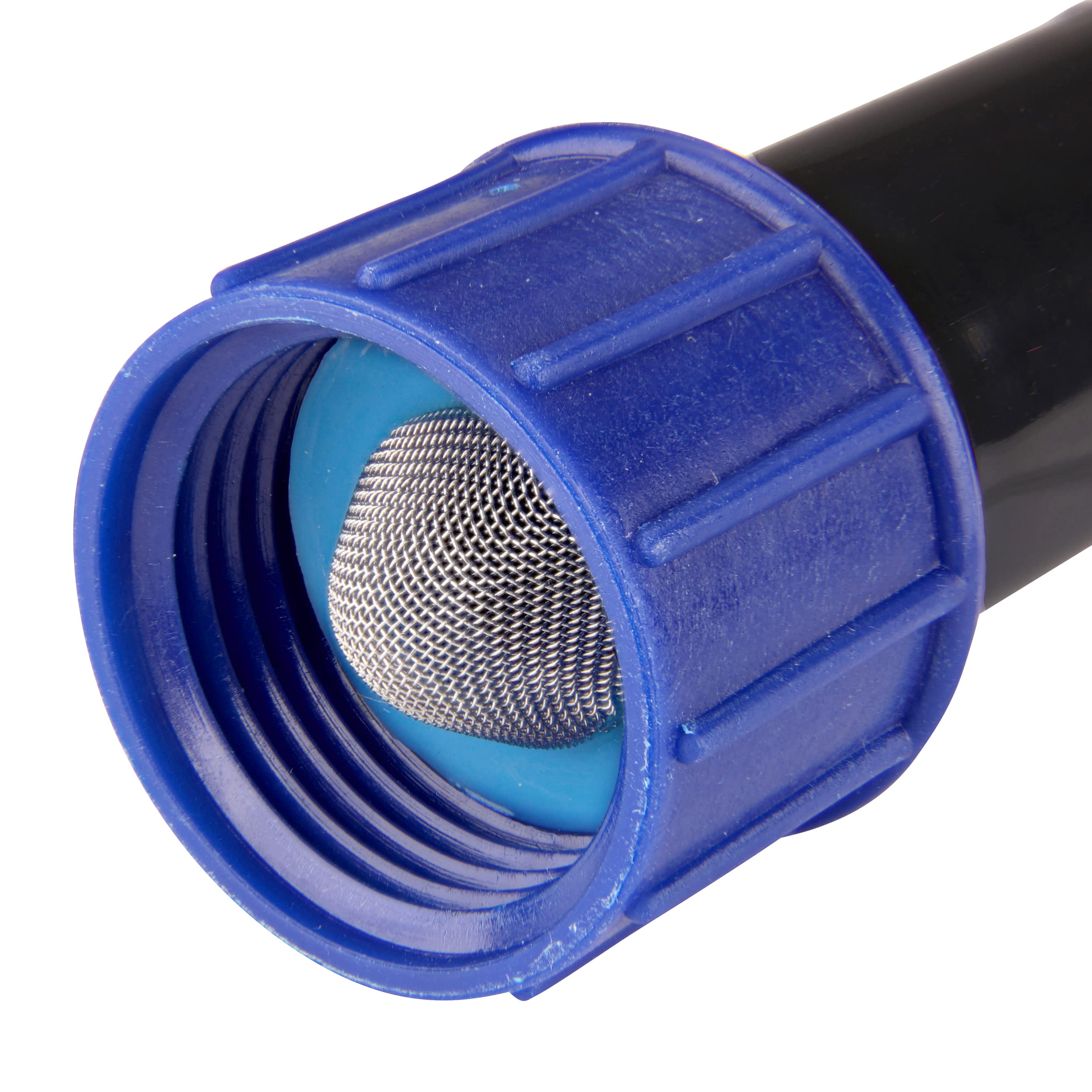 Raindrip filter washer in action guarding drip line from clogs