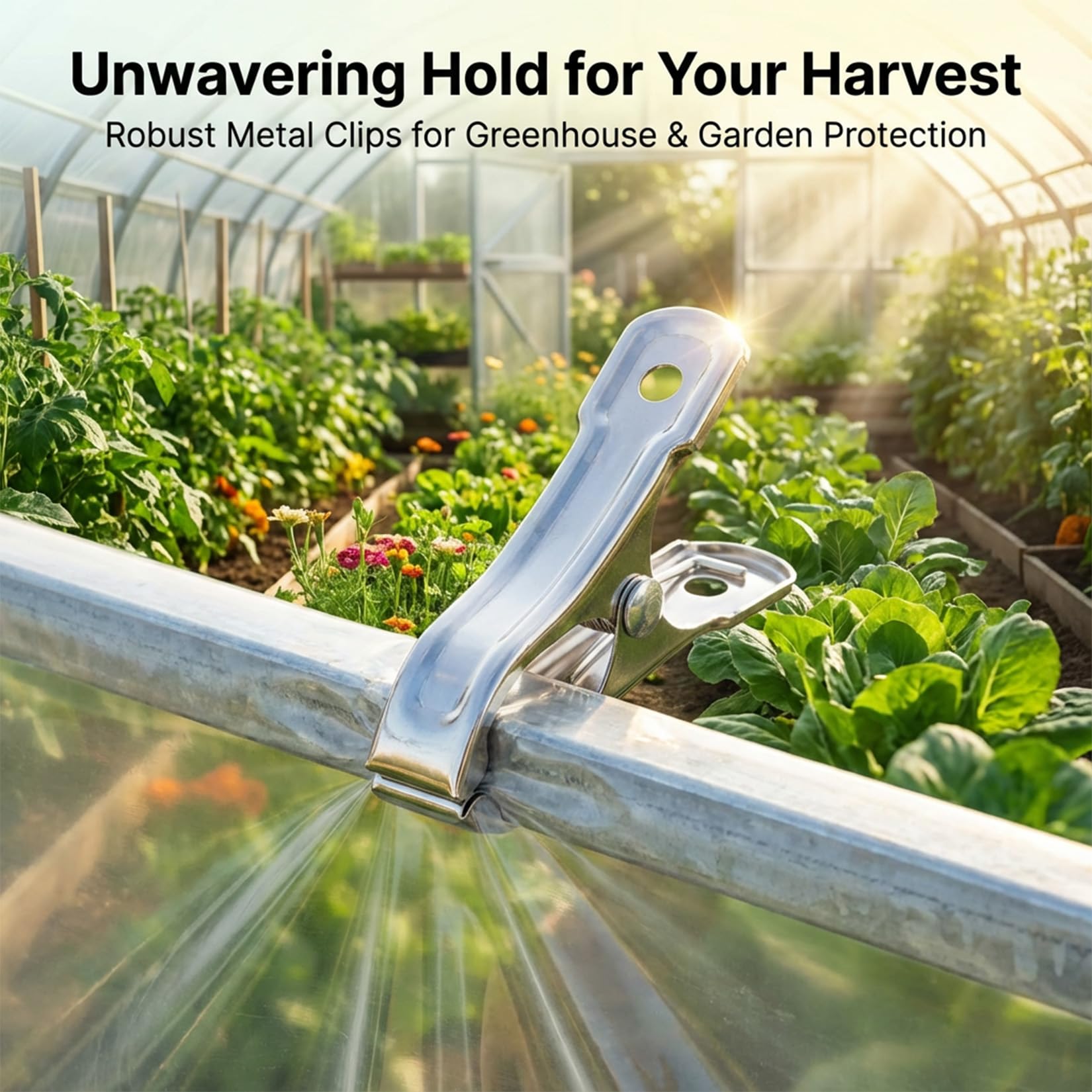 RAINFLOW 50-piece-pack garden-clips ready for bulk projects.
