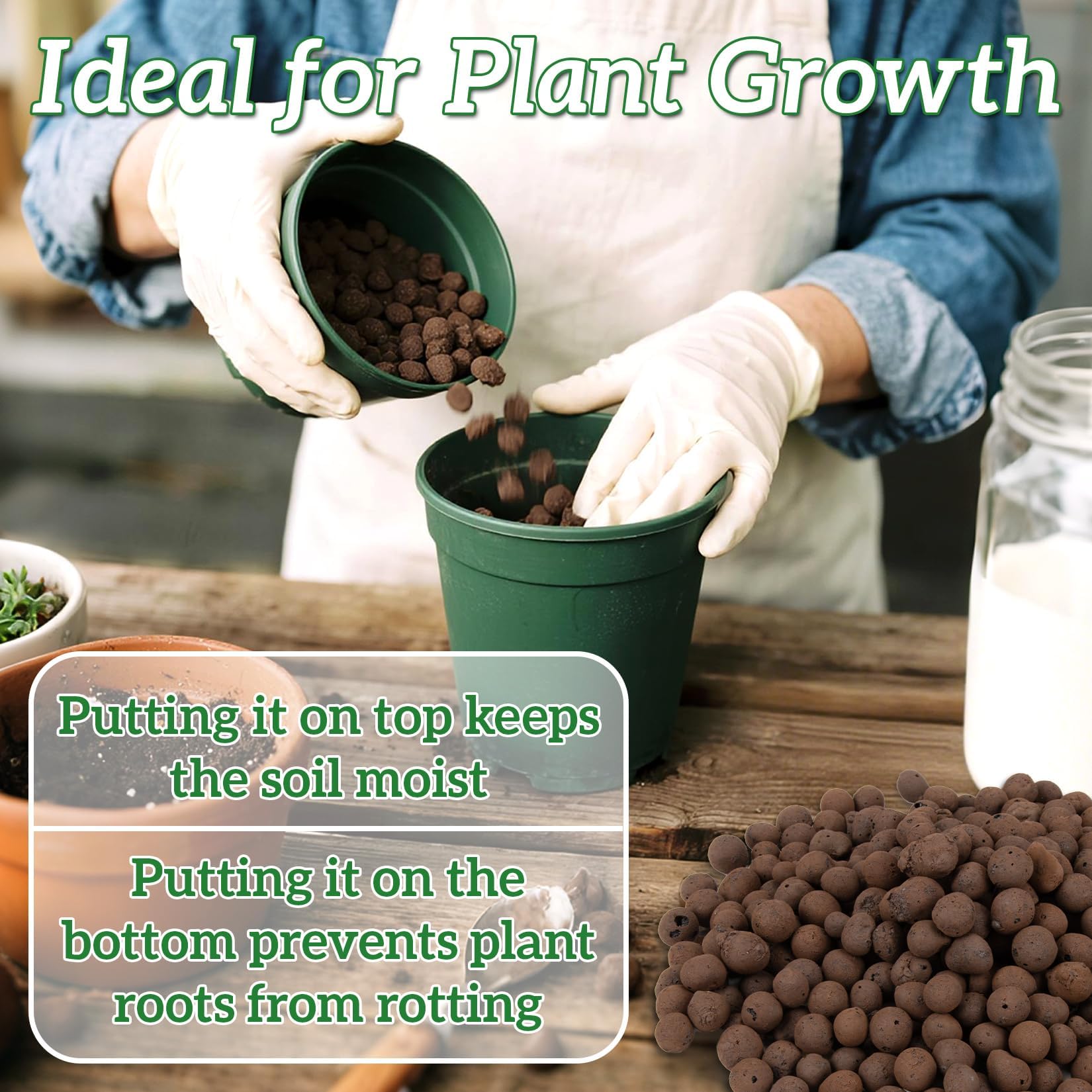 Rainflow Leca pebbles for aquaponics biofiltration enhance water quality and stability.