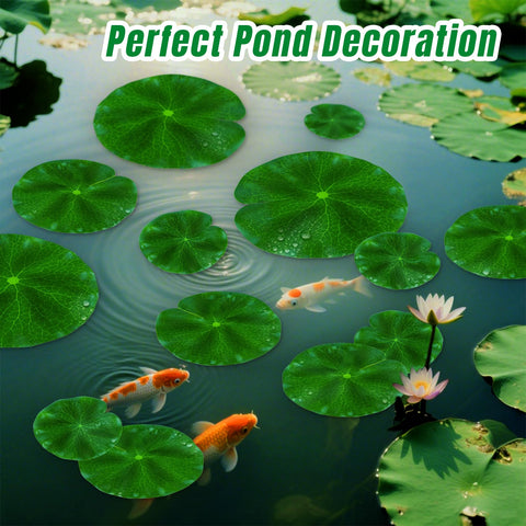RAINFLOW lily pads pond decor for pools and aquariums