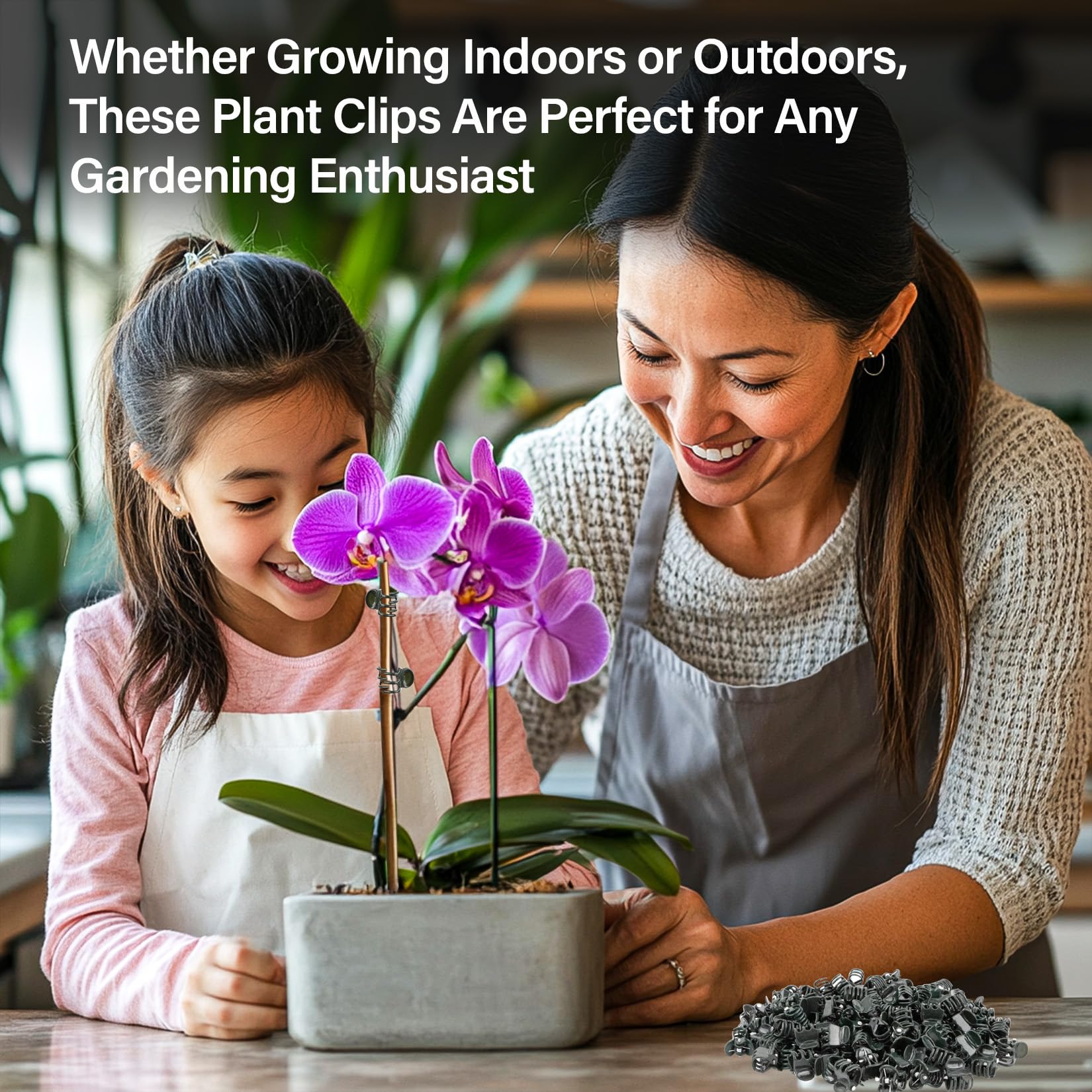 RAINFLOW garden clips versatile for indoor or greenhouse setup.