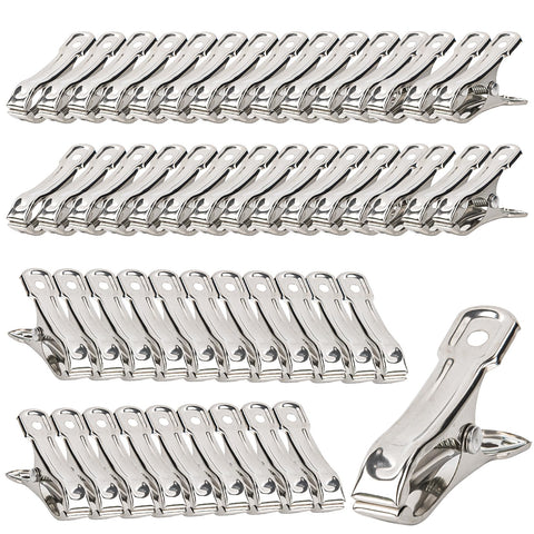RAINFLOW stainless-steel garden-clip 2-inch grip secures netting securely.