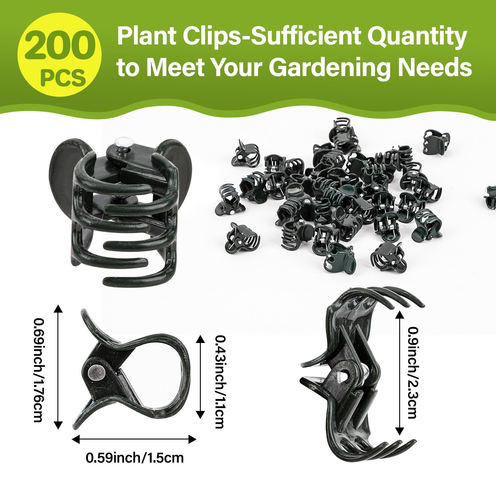RAINFLOW tomato clips for climbing tomatoes and peppers.