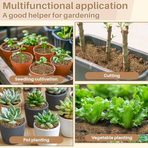 Rainflow Vermiculite lightweight soil mix suitable for balconies and small spaces