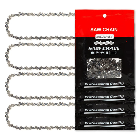 RAINHOL 16-inch chainsaw chain for smooth cutting performance in wood.