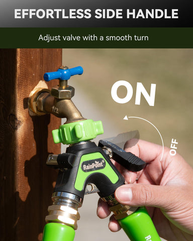 RAINPOINT 2.05-inch side lever enables smooth operation with wet hands