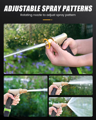 RAINPOINT adjustable spray patterns enabling mist, spray, and jet for tasks