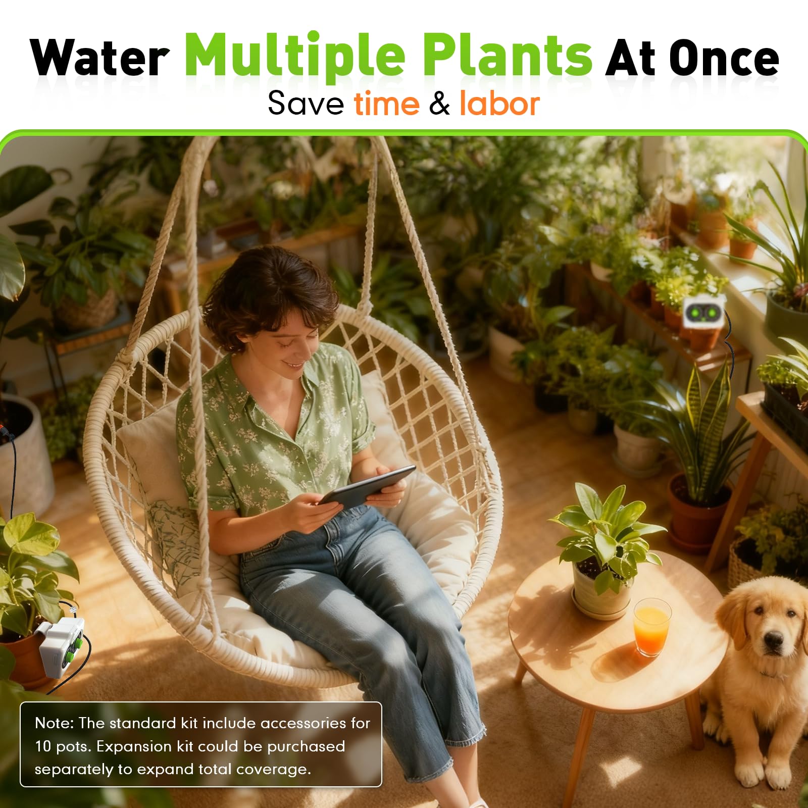 RAINPOINT anti-siphon valve prevents backflow and keeps distribution accurate.