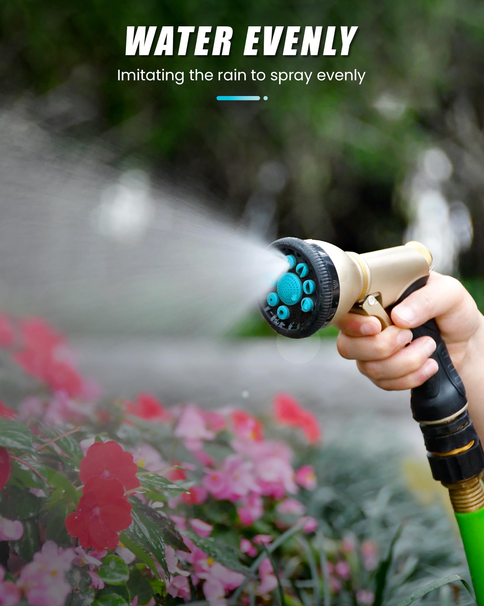 RAINPOINT durable outdoor nozzle suitable for garden, lawn, and cleaning