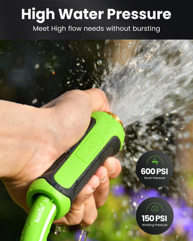 RAINPOINT 5/8-inch diameter supports strong, steady water flow.