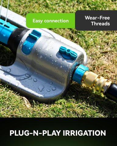 RainPoint no-leak design supports reliable garden watering setups.