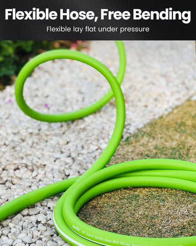 RAINPOINT lightweight hose makes carrying and coiling effortless