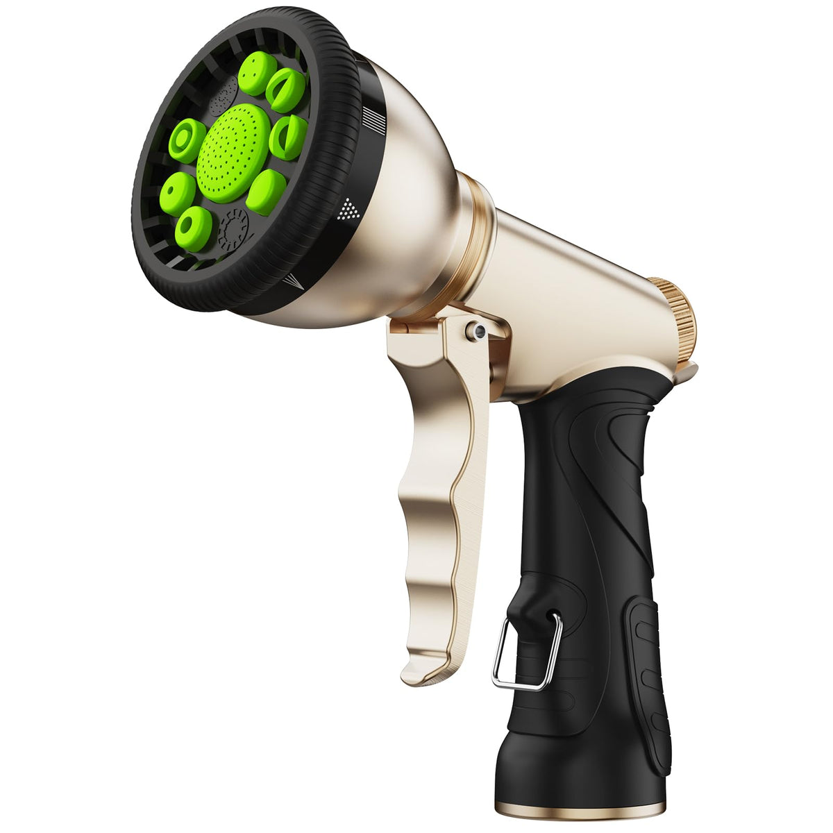 RAINPOINT Garden Hose Nozzle with nine spray patterns for versatile watering