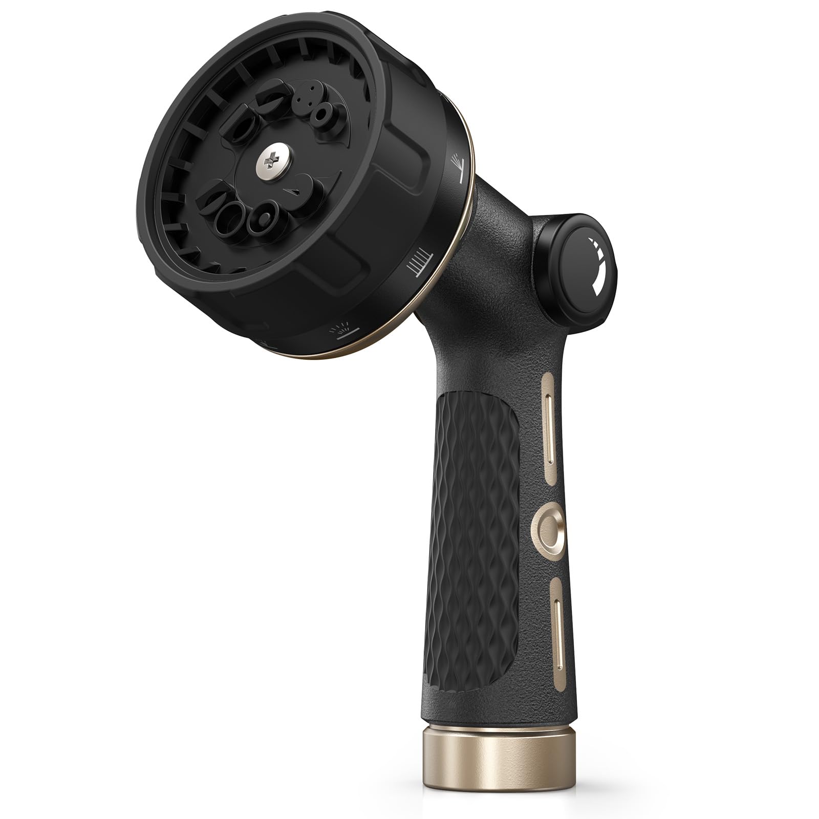 Rainpoint garden nozzle heavy-duty body for durable lawn care and car washing.
