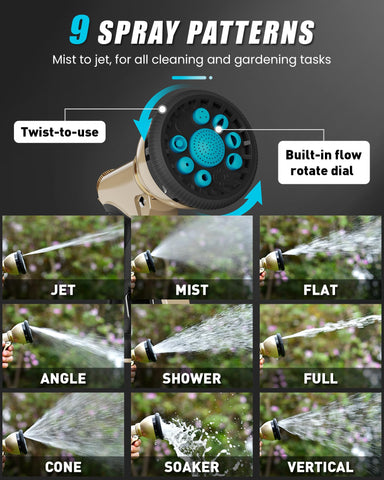 RAINPOINT handle lock maintains a steady water flow for consistent watering