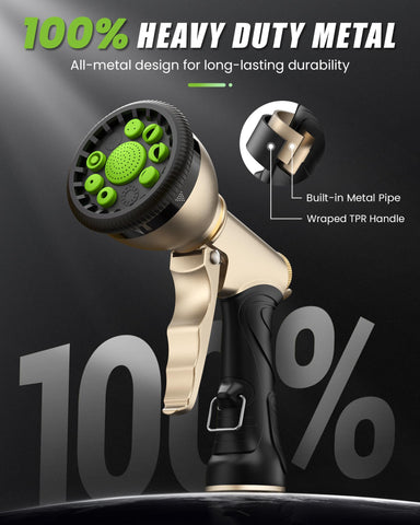 RAINPOINT heavy-duty zinc-alloy construction resists rust for longevity