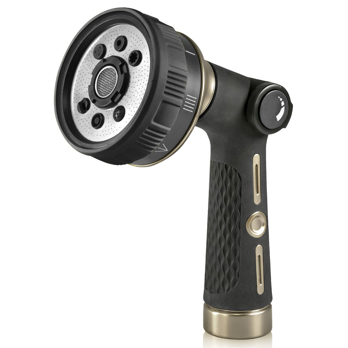 RainPoint hose sprayer nozzle front view for durable garden use