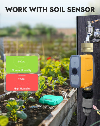 RAINPOINT irrigation modes showing irrigation and mist options
