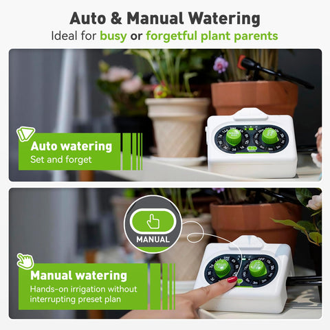 RAINPOINT manual watering override for on-demand irrigation