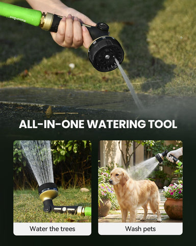 Rainpoint nozzle cone pattern concentrates water for targeted spots.