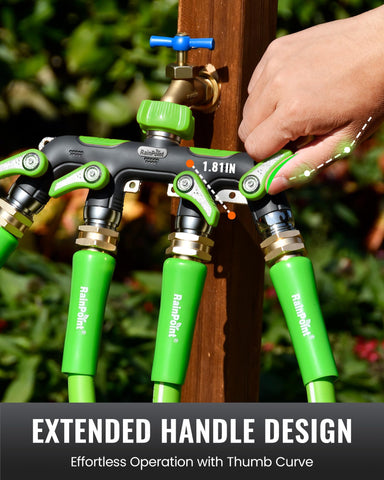 RAINPOINT outdoor setup for lawn, garden, and patio tasks.