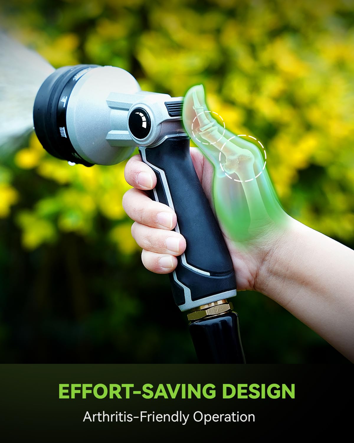 RAINPOINT rust-resistant construction withstands outdoor conditions for long-lasting performance.