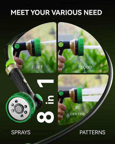 RAINPOINT heavy-duty nozzle resists rust and wear for outdoor use.