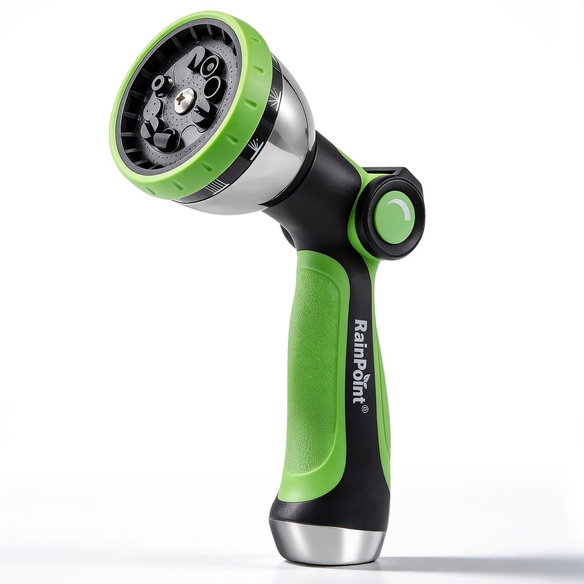 RAINPOINT spray nozzle jet mode for powerful car washing and driveway cleaning.