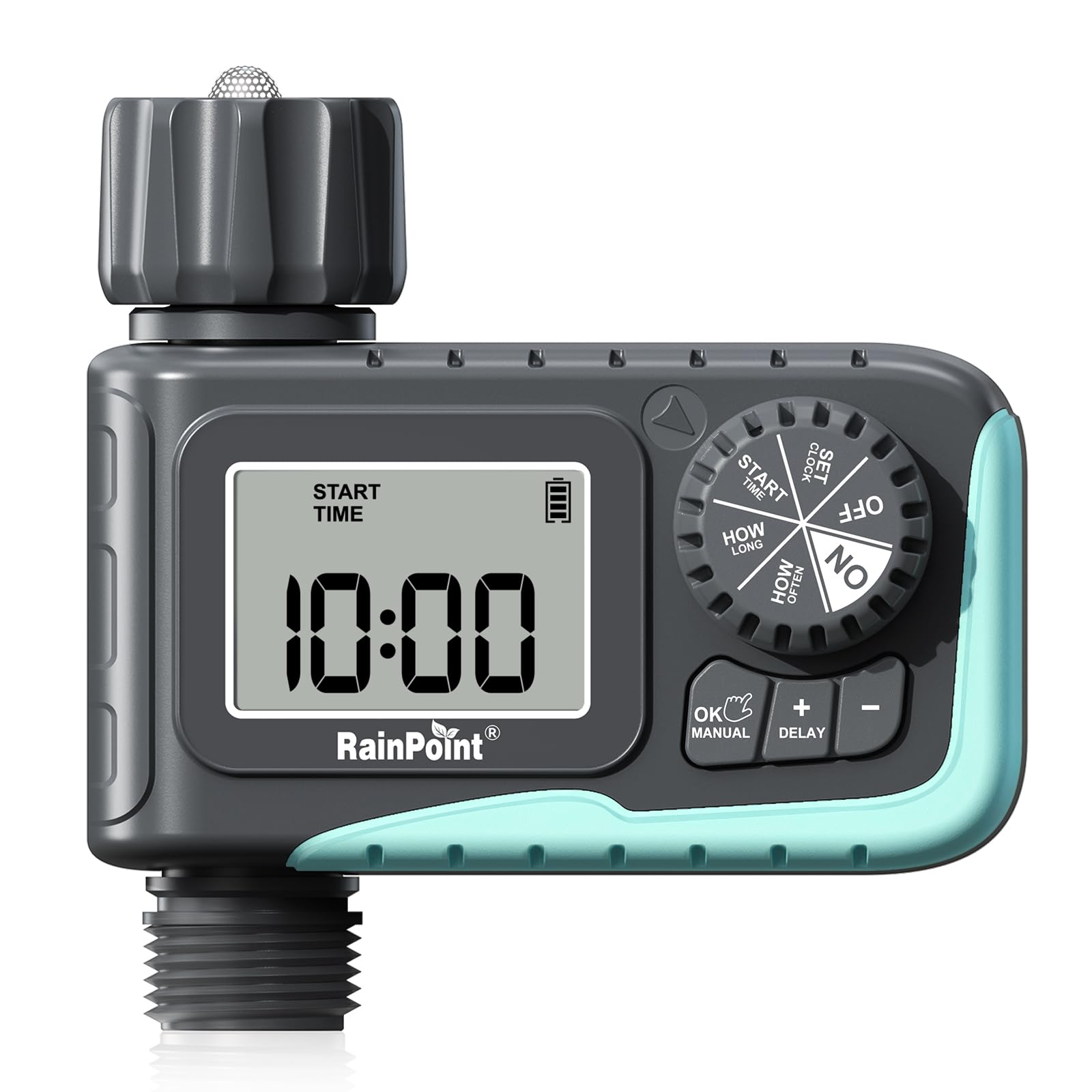 RAINPOINT sprinkler timer with digital display for precise scheduling