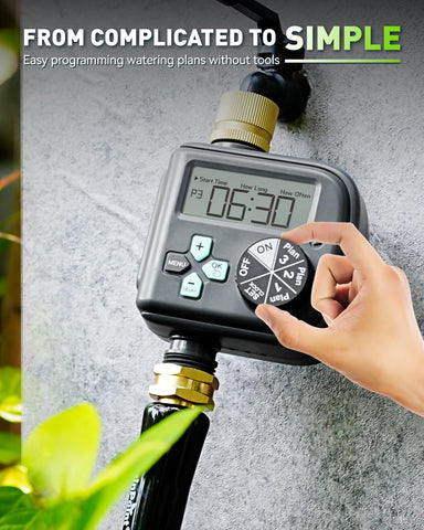 RainPoint IP54 durable casing withstands wind and rain outdoors.