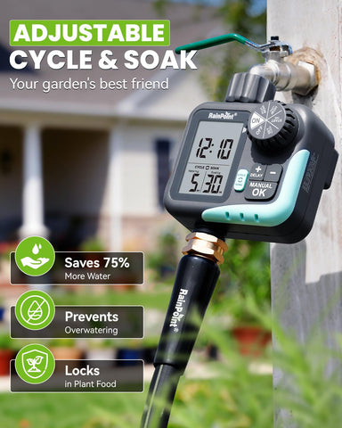 Rainpoint timer rain delay settings to skip watering after rain