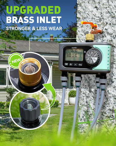 RAINPOINT weatherproof case protecting timer in outdoor conditions