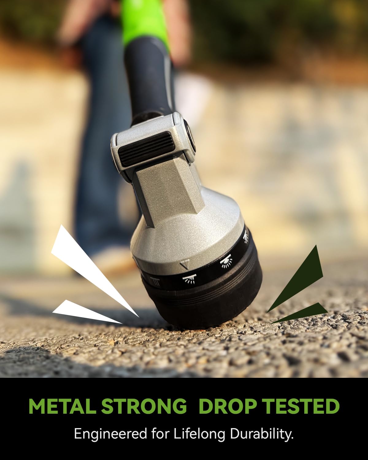 RAINPOINT thumb flow control allows easy one-handed adjustment and water conservation.