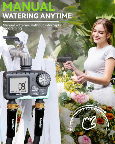 Rainpoint timer IP65 rated durability for outdoor use.