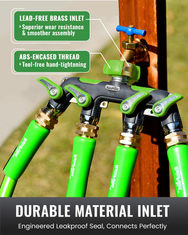 RAINPOINT tool-free leak-proof install demonstrates quick setup.
