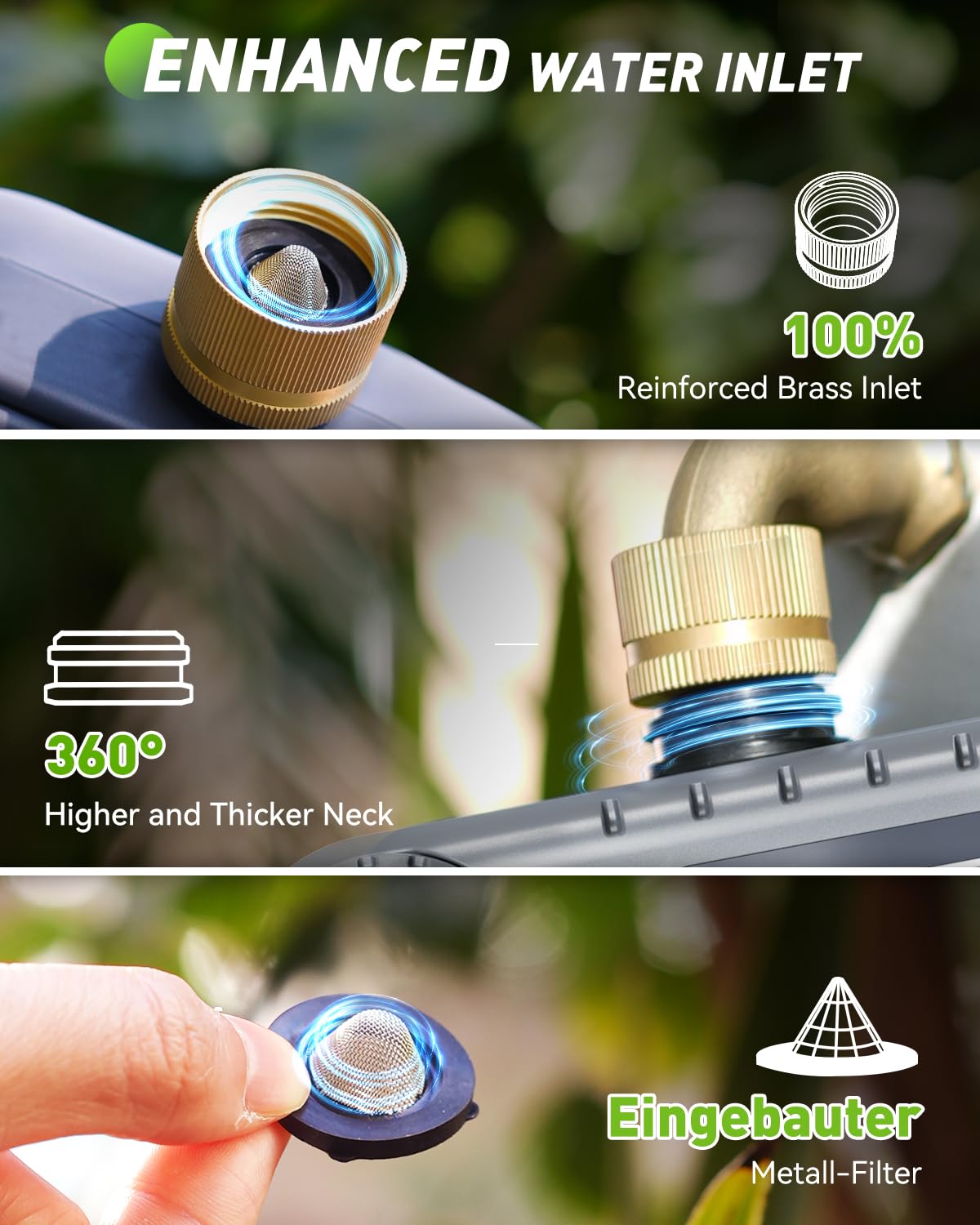 RAINPOINT upgraded coil valve ensures smooth water flow during irrigation