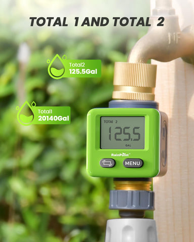 RAINPOINT bidirectional installation supports hoses, sprinklers, and RV connections