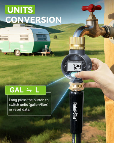 RAINPOINT device built with IPX6 waterproofing and UV resistance for outdoor reliability
